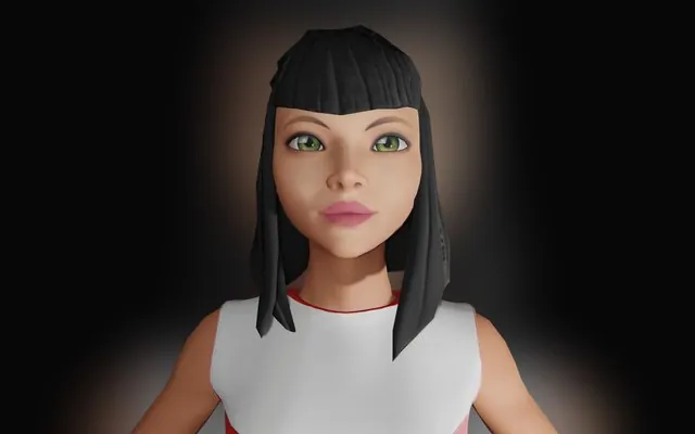 Bridge AI: Web page that loads a 3D avatar model for the Bridge AI project.