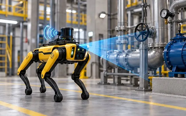 BRIDGE SPOT AI: Inspection system and audio assistant built for a Boston Dynamics Spot robot.
