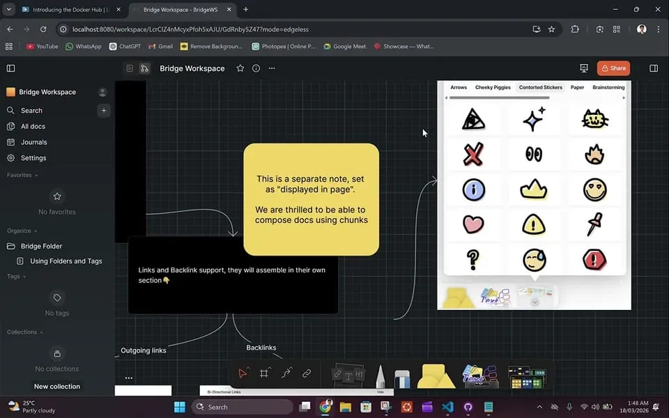 BRIDGE Workspace: Team workspace and productivity foundation with built-in AI assistance.