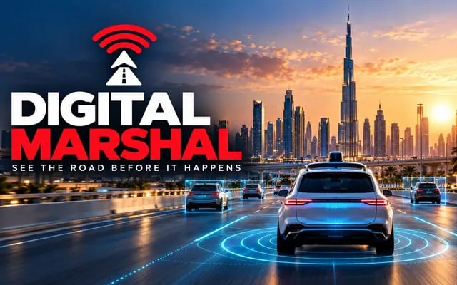 Digital Marshal: Autonomous-mobility simulation and 3D twin for road closures and emergency vehicles.