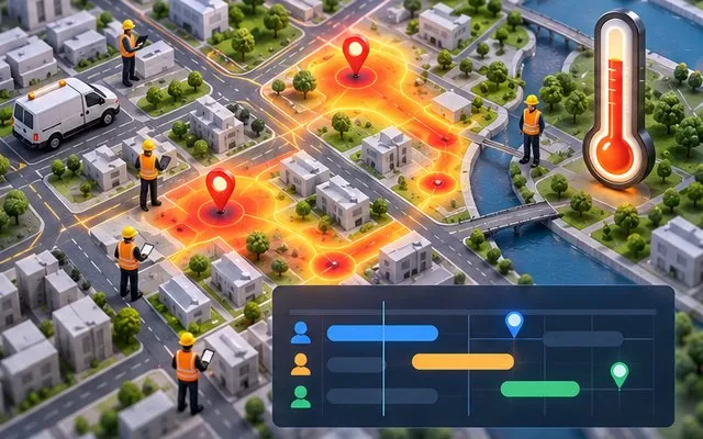 KanbanCTRL: Agentic heat-operations planner turning hyperlocal temperature data into crew schedules.