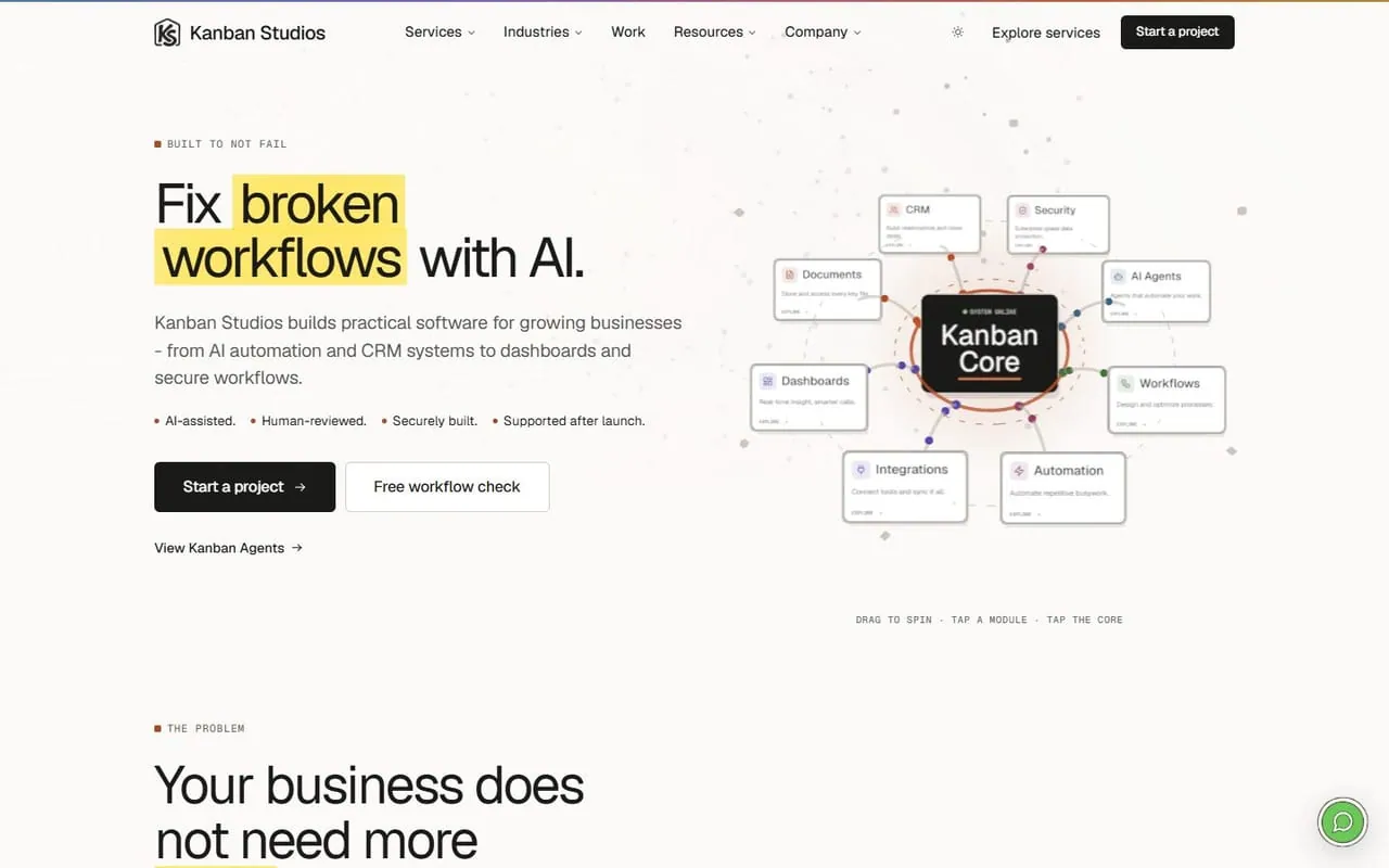 kanbanstudios.ae: This site: 70+ pages, three.js models and a WebGPU agent world, on Cloudflare.