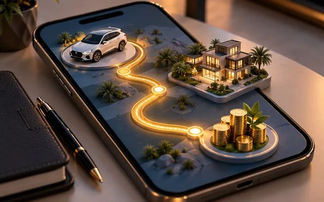 Nawras: AI goal planner linking users to Gargash’s automotive, finance and property services.