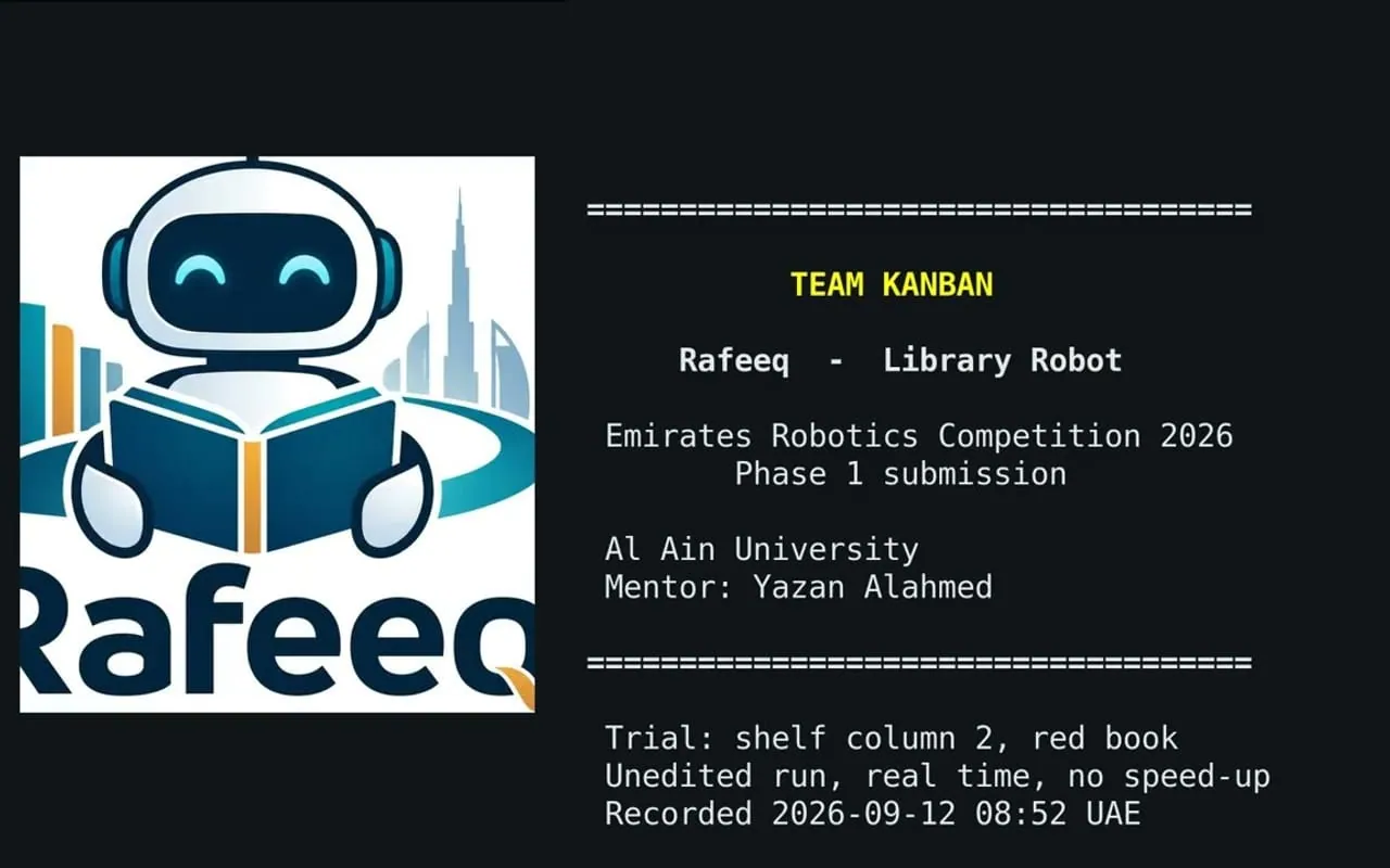 Rafeeq: Autonomous TIAGo Pro robot that finds, grasps and delivers library books in simulation.