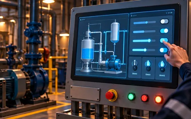 SEC HMI: Settings page for an HMI, built with SvelteKit and TypeScript.