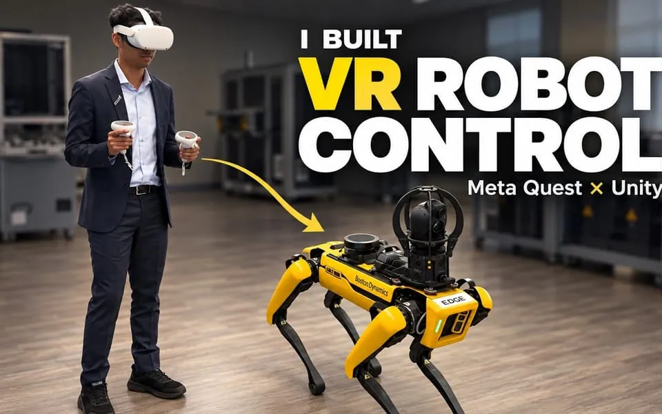 Spot VR: Quest 2 VR teleoperation stack for Boston Dynamics Spot with a Python safety bridge.