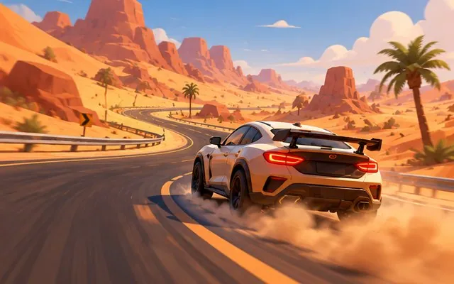 UAE Game Jam car game: Unity car game project built for a UAE game jam.