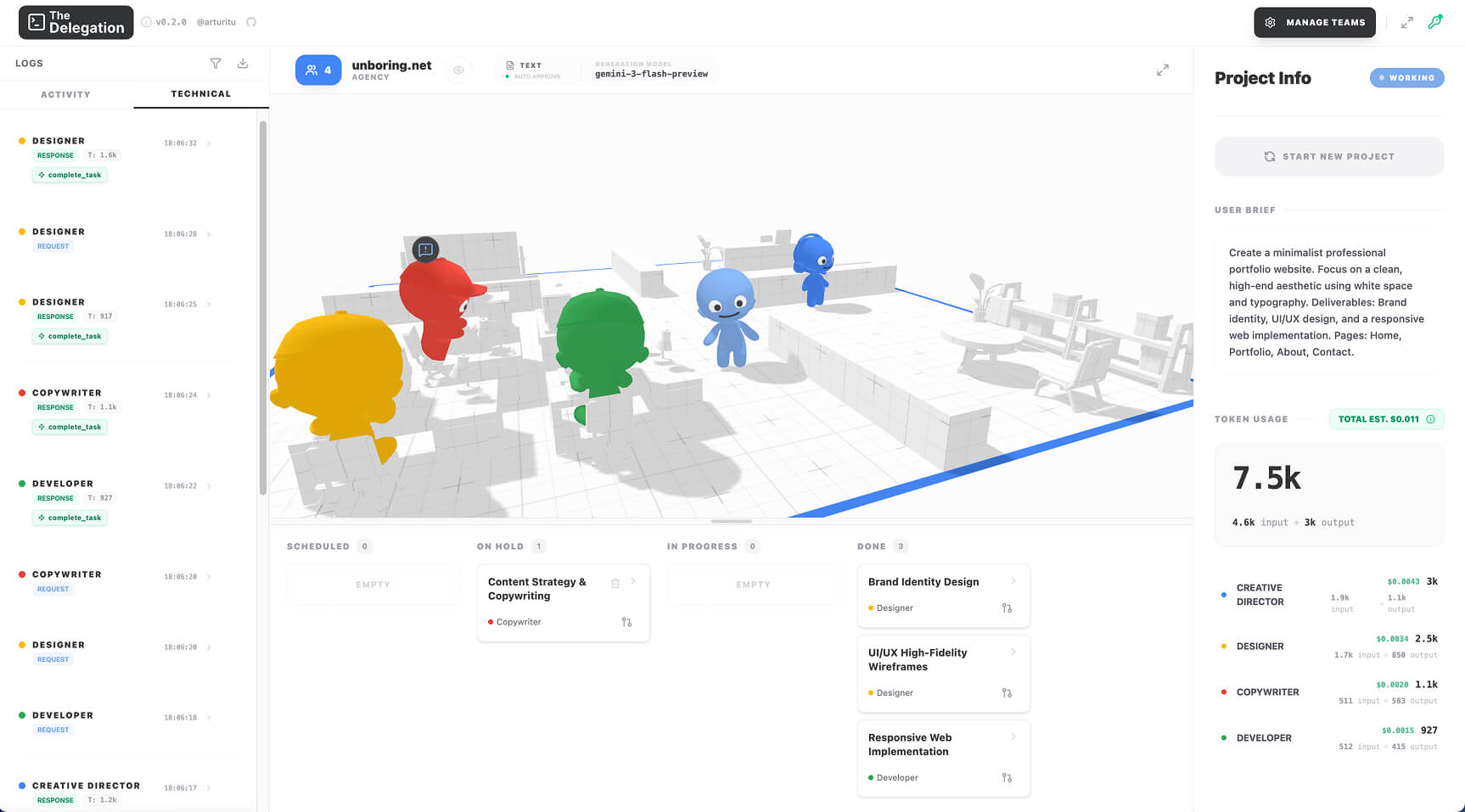 Kanban Agents workspace (illustrative)