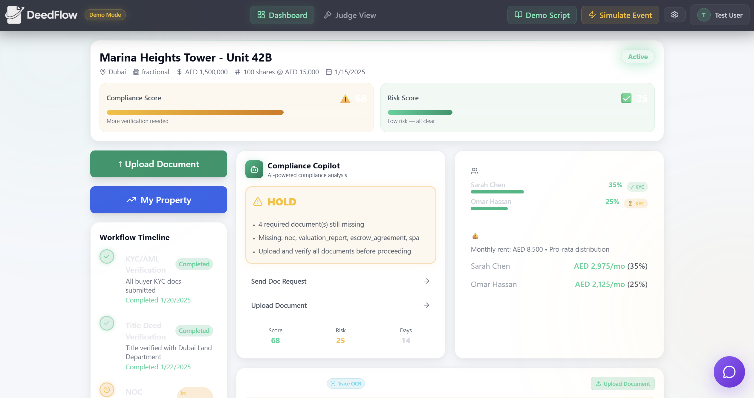 DeedFlow - product screenshot