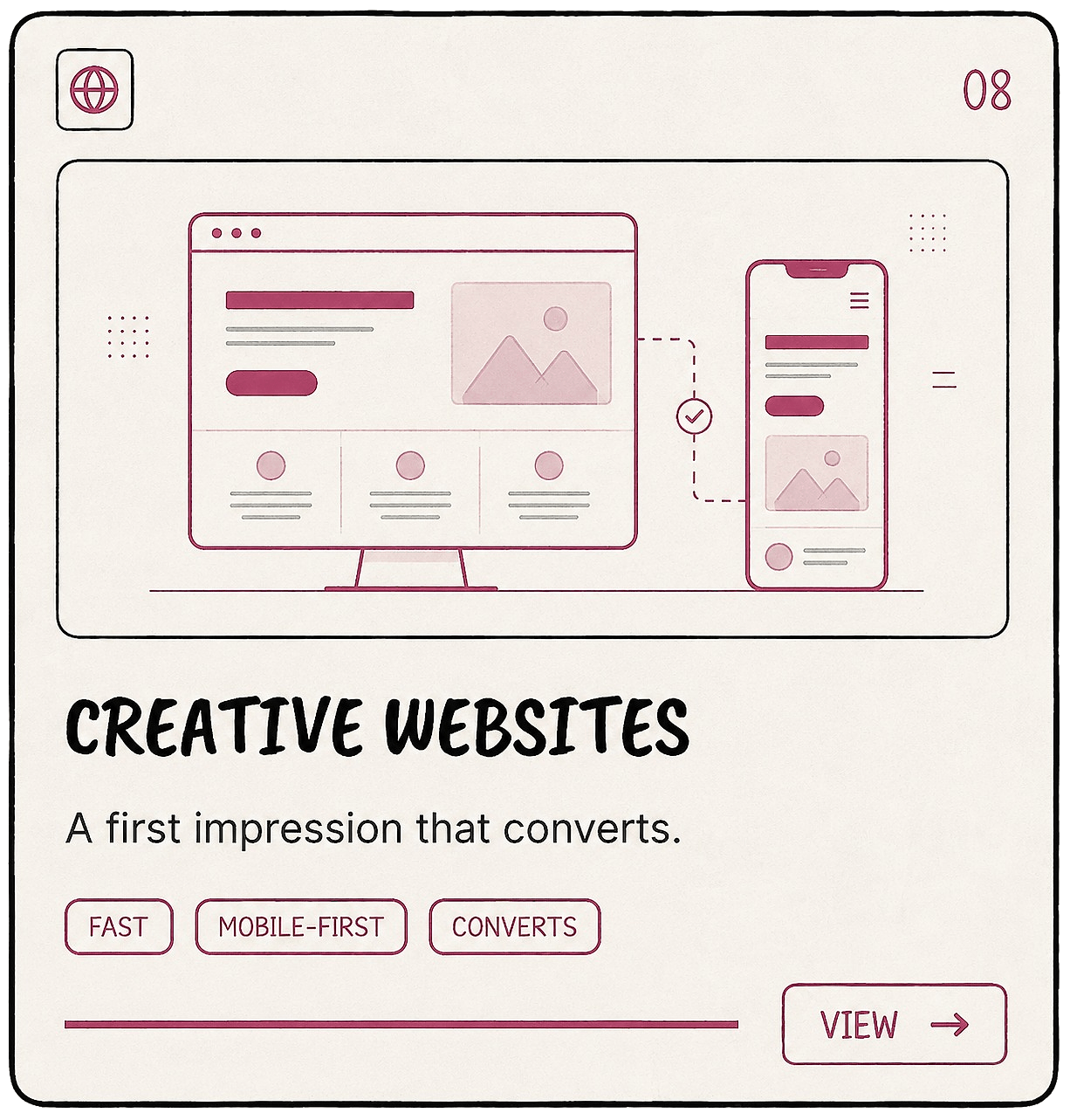Creative Websites - service