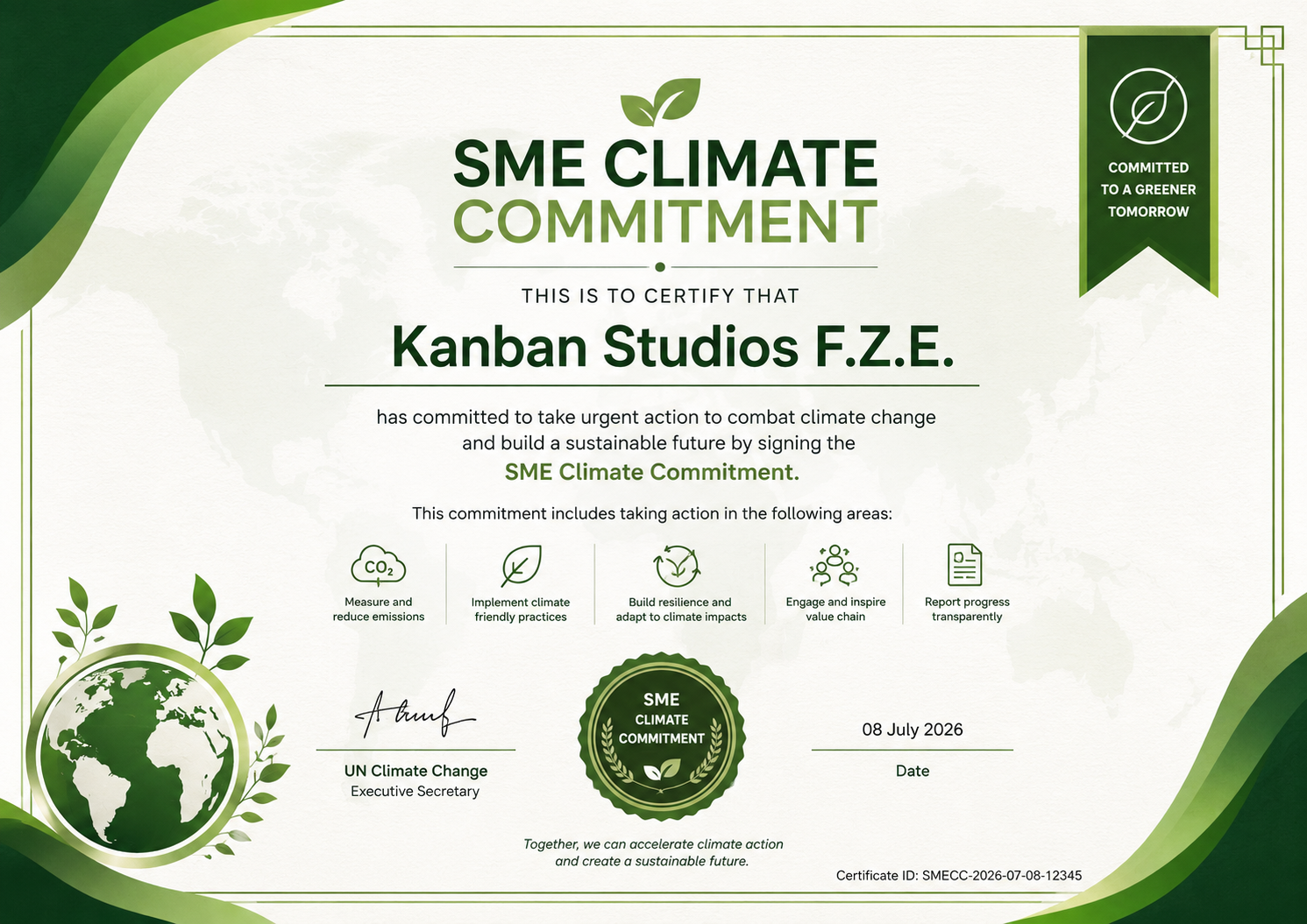 Kanban Studios responsible sustainability